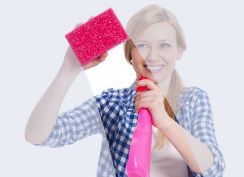 Image showing essential and analytics cookie functions for a cleaning business website